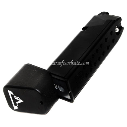 ARMY ARMAMENT 24発ガスマガジン 厚型ベース G17 G18C G34 G35 Gシリーズ GBBピストル対応 エアソフトガン ブラック