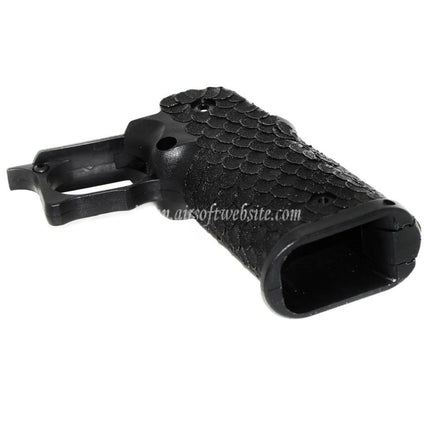 ARMY ARMAMENT フィッシュスケール スティップル ピストルグリップ ARMY R601 TTI COMBAT MASTER EMG AW WE 東京マルイ HI-CAPAシリーズ GBBピストル用 ブラック