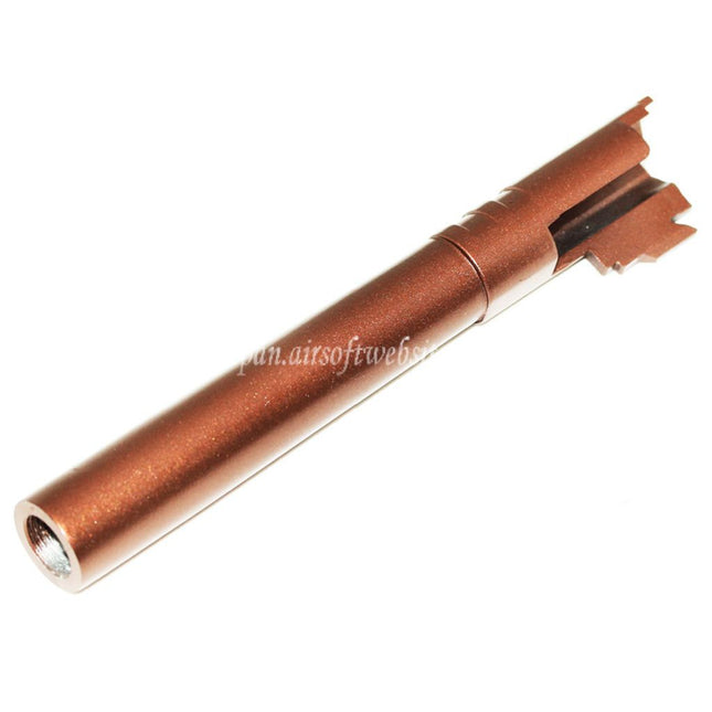 Airsoft Website 133mm/136mm アウターバレル -12mm 反時計回り ARMY ARMAMENT R601 TTI COMBAT MASTER 東京マルイ HI-CAPAシリーズ GBBピストル用 ブロンズ