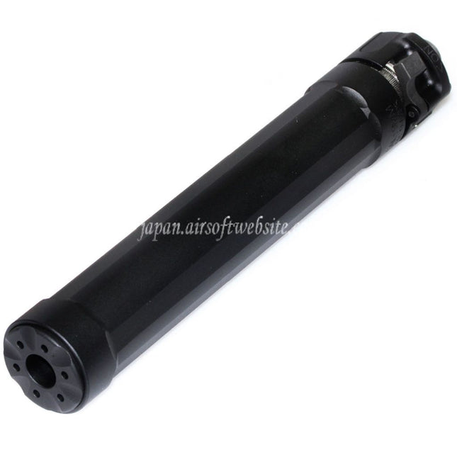 5KU 187mm ライダー9 MP5 サプレッサー サイレンサー +14mm 時計回りネジ フラッシュハイダー付き CYMA MP5シリーズ AEG SMGライフル エアガン