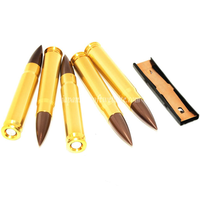 DOUBLE BELL 5個セット メタルダミーシェルカートリッジ D-Boys DOUBLE BELL Kar-98K 98K ボルトアクションスナイパーライフル エアソフトガン対応
