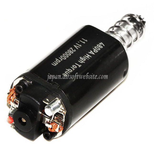 SOLINK 超高トルクモーター（ロングアクスル）11.1V 28000RPM M4 M16 MP5 G3 P90シリーズ V2ギアボックス AEGライフル エアソフトガンに適合