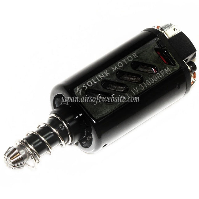 SOLINK 超高トルクモーター ネオジム磁石 (ロングアクスル) 11.1V 31000RPM M4 M16 MP5 G3 P90 シリーズ V2 ギアボックス AEG ライフル エアガンに最適