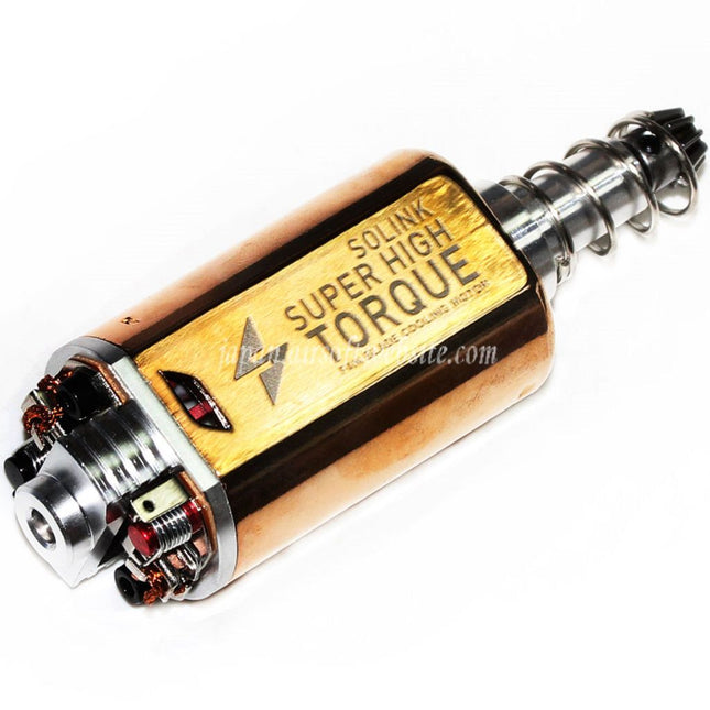 SOLINK 超高トルクモーター（ロングアクスル）11.1V 36000RPM M4 M16 MP5 G3 P90シリーズ V2ギアボックス AEGライフル エアソフトガンに適合