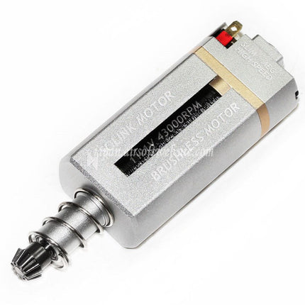 SOLINK 超薄型ブラシレス超高速モーター（ロングアクスル）11.1V 43000RPM M4 M16 MP5 G3 P90シリーズ V2ギアボックス AEGライフル エアソフトガンに適合
