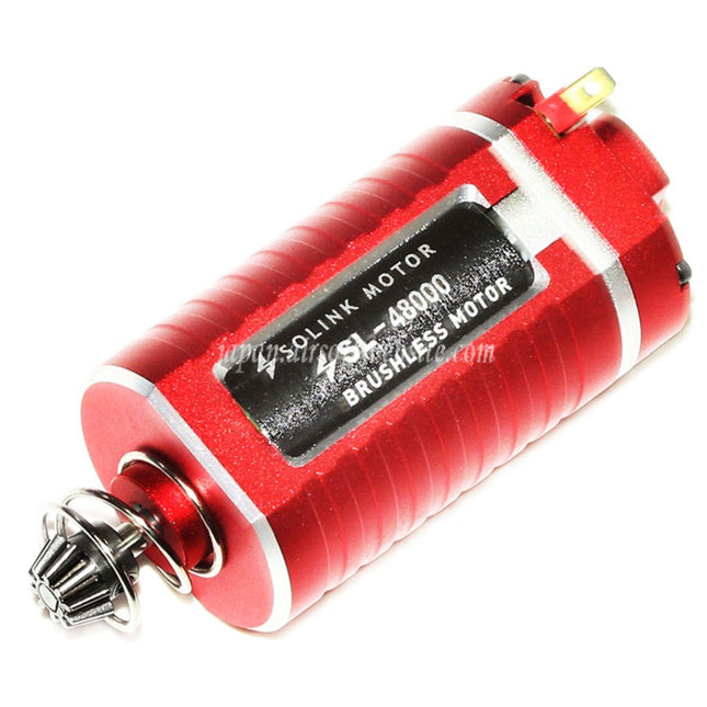 SOLINK SX-1 アドバンスドブラシレス超高速モーター高速モーター（ショートアクスル）11.1V 48000RPM G36 AK47 AK74 AUG Thompsonシリーズ V3ギアボックス AEGライフル エアガンに適合