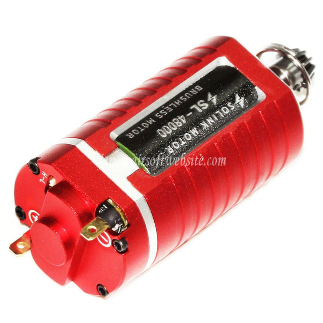 SOLINK SX-1 アドバンスドブラシレス超高速モーター高速モーター（ショートアクスル）11.1V 48000RPM G36 AK47 AK74 AUG Thompsonシリーズ V3ギアボックス AEGライフル エアガンに適合