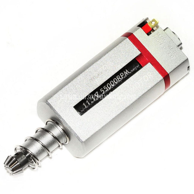 SOLINK 超薄型ブラシレス超高速モーター（ロングアクスル）11.1V 55000RPM M4 M16 MP5 G3 P90シリーズ V2ギアボックス AEGライフル エアガンに適合