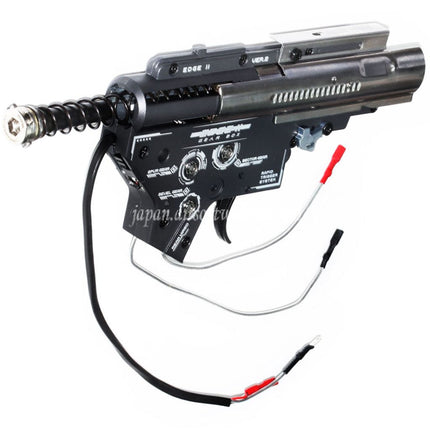 APS Edge II Micro FET バージョン2 V2 ギアボックス QD クイックチェンジスプリングシステム M4 M16 シリーズ AEG ライフル エアガン リアワイヤーに適合