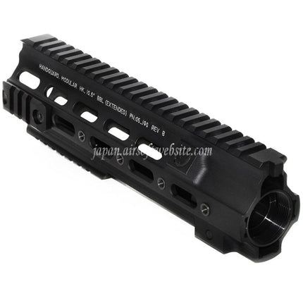 5KU 245mm CNCアルミ SMR タクティカルハンドガードレールシステム VFC Umarex HK416 GBBライフル対応 ブラック