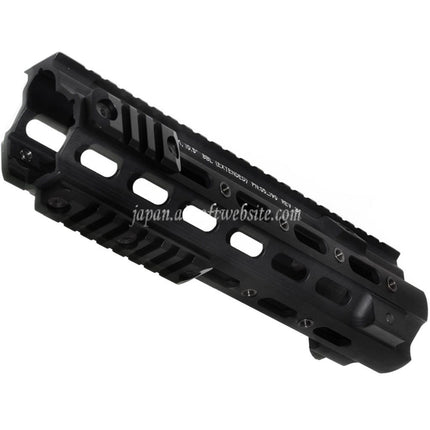 5KU 245mm CNCアルミ SMR タクティカルハンドガードレールシステム VFC Umarex HK416 GBBライフル対応 ブラック