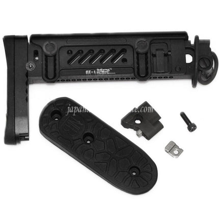 5KU PT-1 Gen2 マルチポジションサイドフォールディングストック CYMA D-Boys LCT GHK AKシリーズ AEG GBBライフル対応 ブラック