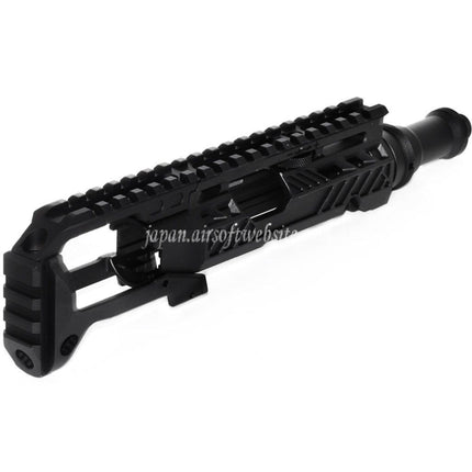 5KU カービンライフルコンバージョンキット タイプA M1913レールストックアダプター付き ACTION ARMY AAP-01シリーズ GBBピストル エアソフトガン
