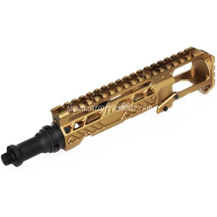 5KU カービンライフルコンバージョンキット タイプA M1913レールストックアダプター付き ACTION ARMY AAP-01シリーズ GBBピストル エアソフトガン