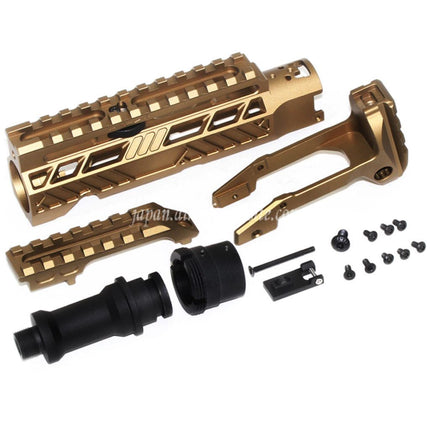 5KU カービンライフルコンバージョンキット タイプA M1913レールストックアダプター付き ACTION ARMY AAP-01シリーズ GBBピストル エアソフトガン