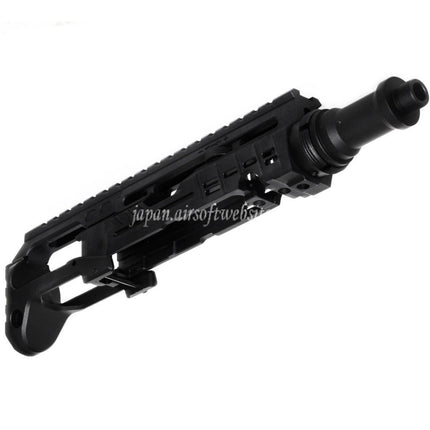 5KU カービンライフルコンバージョンキット タイプB M1913レールストックアダプター付き ACTION ARMY AAP-01シリーズ GBBピストル エアソフトガン