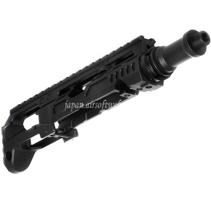 5KU カービンライフルコンバージョンキット タイプC M1913レールストックアダプター付き ACTION ARMY AAP-01シリーズGBBピストルエアソフトガン対応