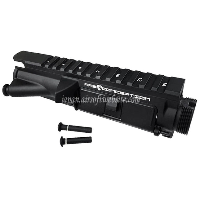 APS アッパーメタルボディレシーバー（ダストカバー付き）APS ASR M4 M16シリーズAEGライフル（エアソフトガン対応）ブラック