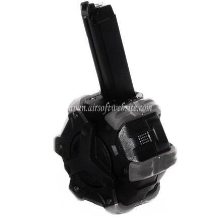 WE (WE-TECH) 350発ガスドラムマガジン G17 G18C Gシリーズ GBBピストル対応 エアソフトガン