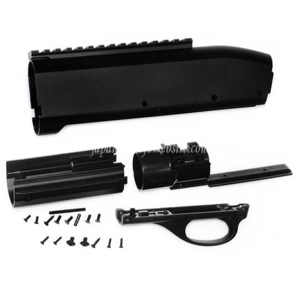 CYMA純正交換用ポリマーレシーバー（CYMA M870スプリングアクションショットガン対応）ブラック