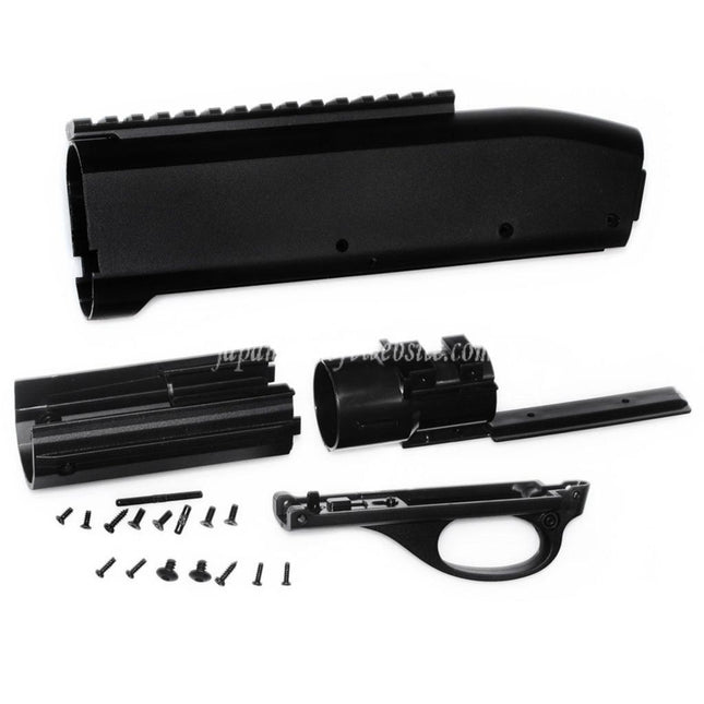 CYMA純正交換用ポリマーレシーバー（CYMA M870スプリングアクションショットガン対応）ブラック