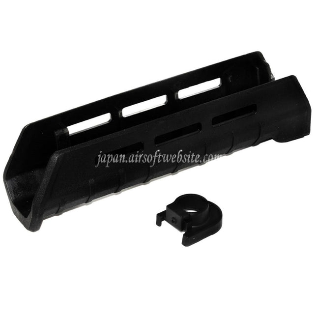 CYMA 198mm ポリマー製 ZHUKOV スタイル AKM M-LOK ロワーハンドガードシステム CYMA CM077E AK Zhukov シリーズ AEG ライフル エアガン ブラック