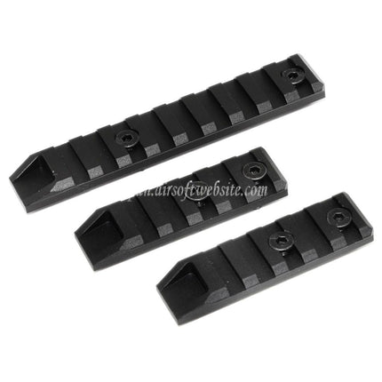 CYMA レールセクション3個セット (9スロット x1、5スロット x2) M-Lokシステム対応 ブラック