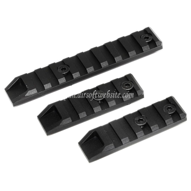 CYMA レールセクション3個セット (9スロット x1、5スロット x2) M-Lokシステム対応 ブラック