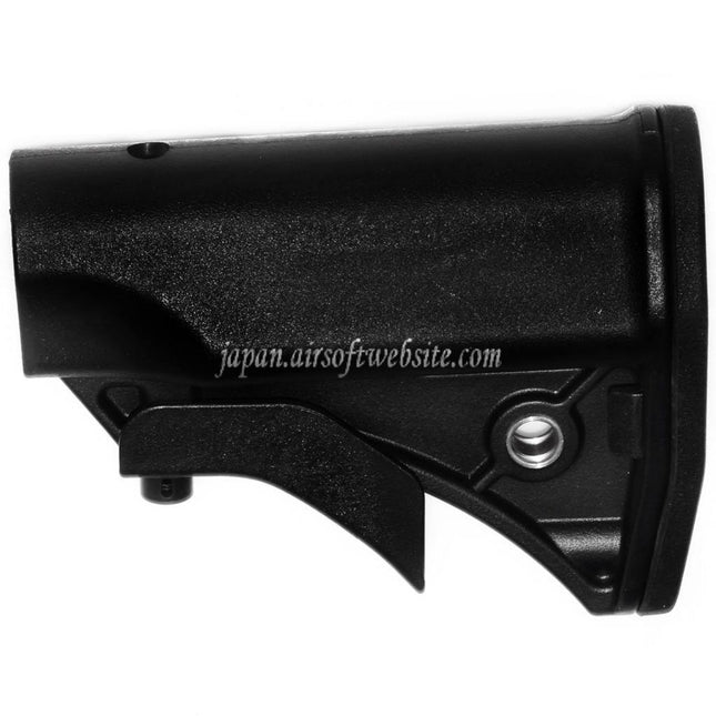 CYMA LWRCIスタイル コンパクトリトラクタブルストック M4/M16 CYMA CM041H MP5 AEGライフル エアソフトガン ブラック