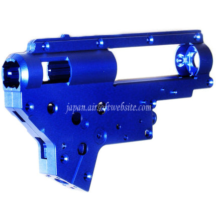 CYMA CNCアルミ製 8mm QDギアボックスシェル CYMA Platinumシリーズ M4 QBSシリーズ AEGライフル エアソフトガン対応 ブルー