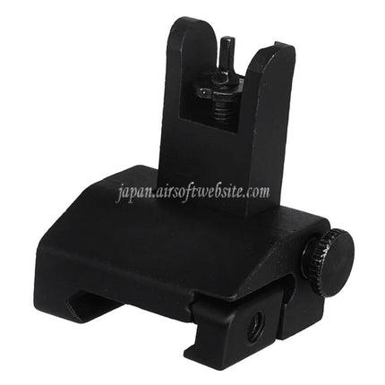 CYMA製メタルフリップアップフロントサイト（20mm 1913ピカティニーレール M4 M16 AEGライフル対応）
