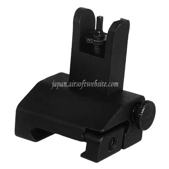 CYMA製メタルフリップアップフロントサイト（20mm 1913ピカティニーレール M4 M16 AEGライフル対応）