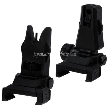 APS New Hawk フリップアップ フロントリアサイト（20mm 1913ピカティニーレール M4 M16 AEGライフル対応）