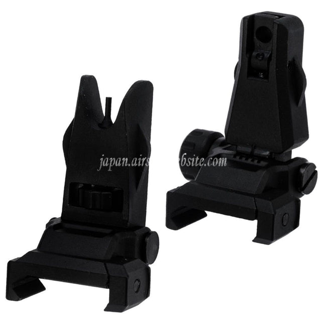 APS New Hawk フリップアップ フロントリアサイト（20mm 1913ピカティニーレール M4 M16 AEGライフル対応）