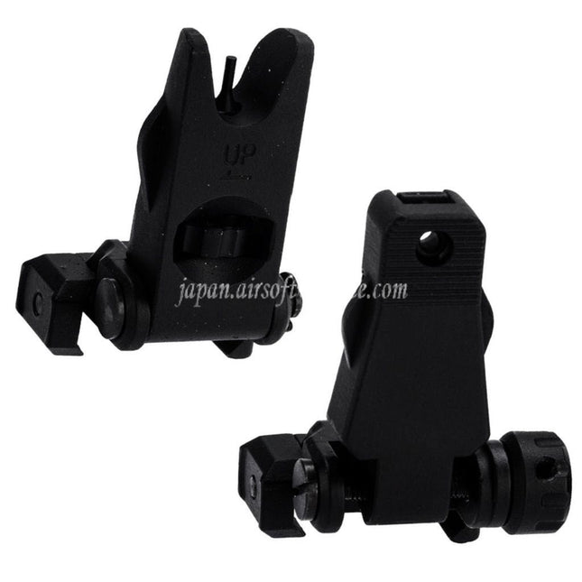 APS New Hawk フリップアップ フロントリアサイト（20mm 1913ピカティニーレール M4 M16 AEGライフル対応）
