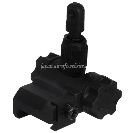 CYMA プラスチック製 SCAR フリップアップリアサイト（20mm 1913ピカティニーレール M4 M16 AEGライフル対応）