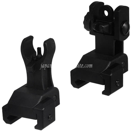 CYMA フリップアップフロントリアサイト CYMA CM102 EMG SGR-12 ショットガン 20mm 1913 ピカティニーレール AEG ライフル エアガン対応