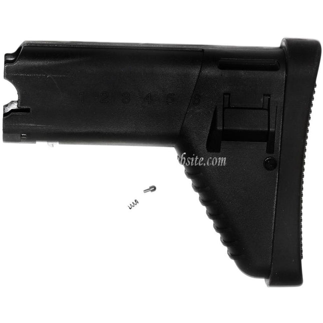 CYMA 180mm ポリマー製 リトラクタブル バットストック CYMA CYBERGUN SCARシリーズ AEGライフル エアソフトガン対応 ブラック