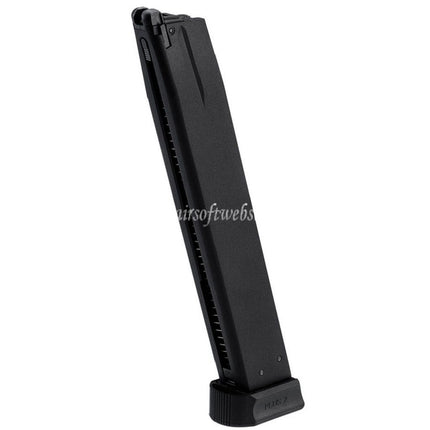 ASG 50発ガスマガジン ASG B&T USW A1 CZ-75 SP-01 Shadow 2シリーズ GBBピストル エアソフトガン ブラックに適合