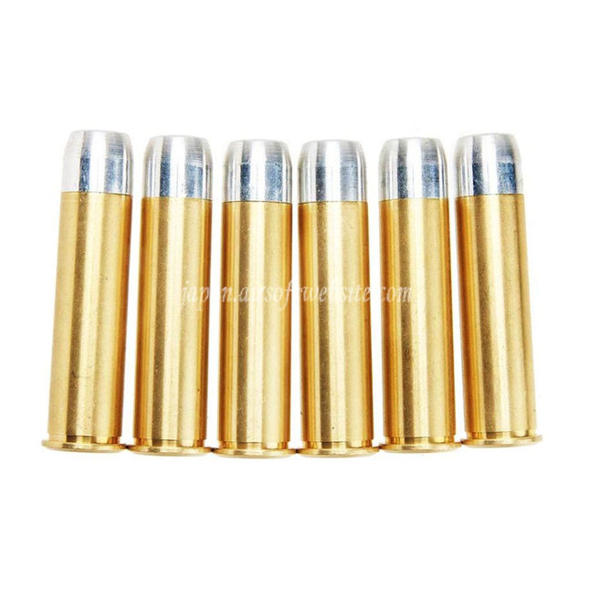 KING ARMS 6個セット メタルシェルカートリッジ KING ARMS Python .357 バージョン2シリーズ ガスリボルバー ピストル エアガン対応