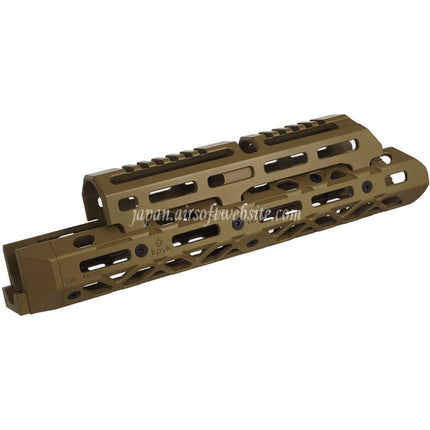5KU KPYK CRC 1U020Bスタイル 290mm中程度の長さのM-LOKアッパーロワーハンドガードレールシステム      GHK LCT AKM AK105 AKS-74Uシリーズの電動ガンに適しています