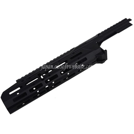 5KU Chassis SAGスタイル MK3 Monolithic M-Lok ハンドガードレールシステムレール付きダストカバーセット      東京マルイAKM GBBシリーズライフルに適合      ブラック