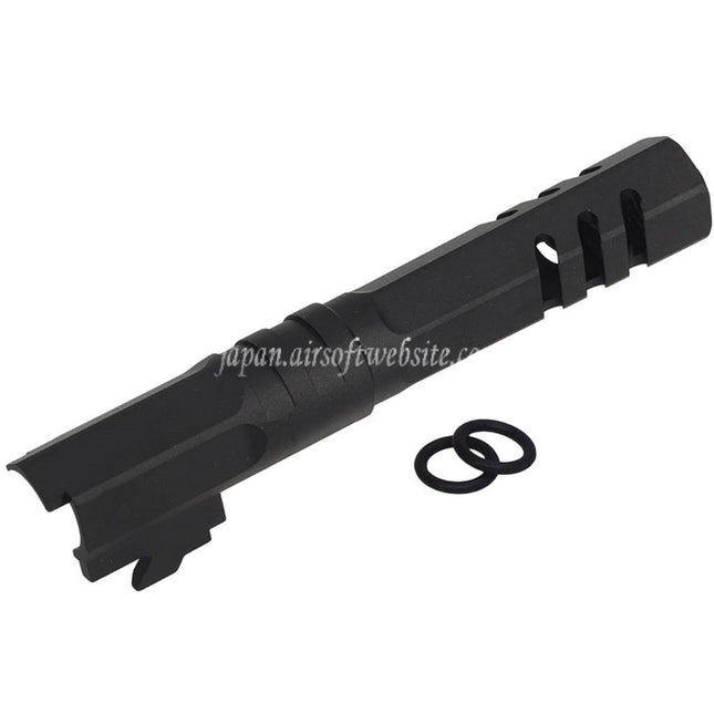 5KU 4.3インチCNCアルミニウム六角形アウターバレル +11mm CW 時計回りねじ   Armorer Works WE (WE-TECH) 東京マルイ Hi-Capa 4.3シリーズ GBBピストル エアソフトガンに適しています