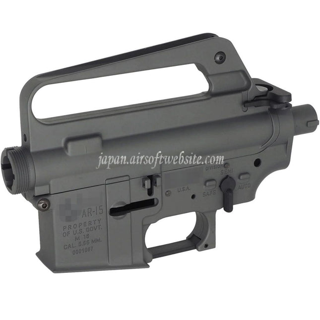 E&C M16VN 604スタイル 金属のボディ アッパーロワーレシーバー    E&Cおよび東京マルイ M4 M16シリーズ電動ライフルに対応   グレー