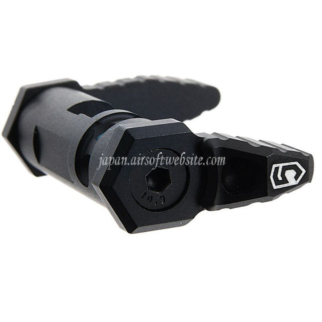 Revanchist Airsoft 60度両利き用セレクター     東京マルイM4 MWSシリーズGBBライフルに適合    ブラック