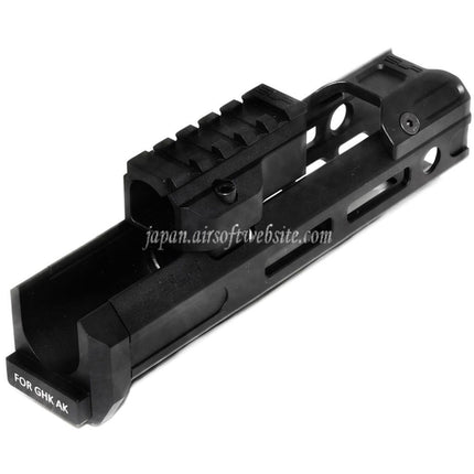 Dytac SLR Rifleworks ION Lite 165mm 6.5インチ エクステンデッド M-LOK ハンドガードレールシステムキット アウターバレル付き GHK AKシリーズ GBBライフル対応 エアソフトガン ブラック