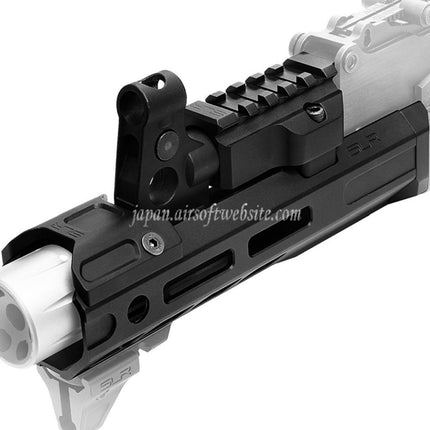 Dytac SLR Rifleworks ION Lite 165mm 6.5インチ エクステンデッド M-LOK ハンドガードレールシステムキット アウターバレル付き GHK AKシリーズ GBBライフル対応 エアソフトガン ブラック
