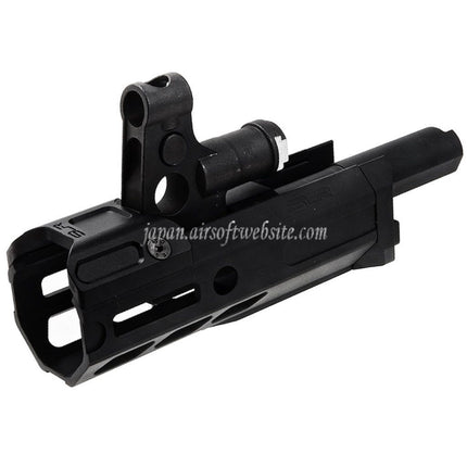Dytac SLR Rifleworks 125mm 4.7インチ ライト M-LOK エクステンデッド ハンドガードレールシステムキット アウターバレル付き 東京マルイ AKMシリーズ GBBライフル対応 エアソフトガン ブラック