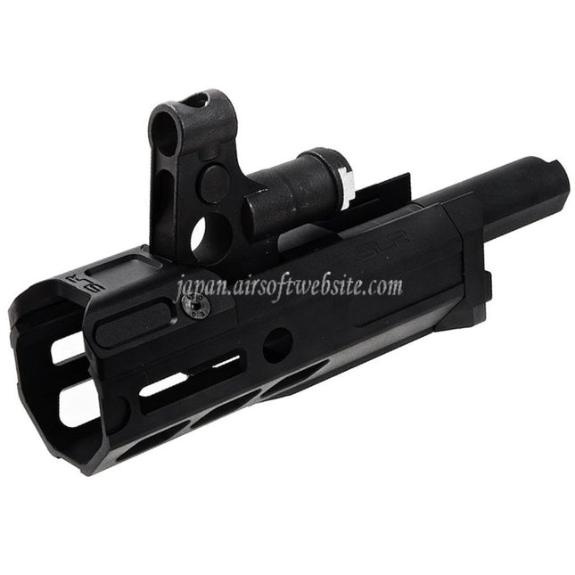 Dytac SLR Rifleworks 125mm 4.7インチ ライト M-LOK エクステンデッド ハンドガードレールシステムキット アウターバレル付き 東京マルイ AKMシリーズ GBBライフル対応 エアソフトガン ブラック