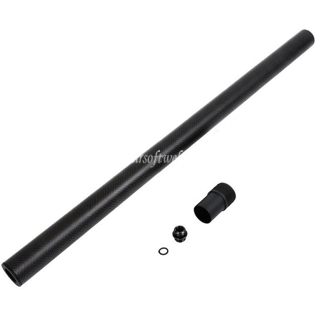 Laylax PSS 548mm カーボンファイバー レギュラーアウターバレル 東京マルイ VSR-10 G-Specシリーズ ボルトアクションスナイパー対応 ブラック